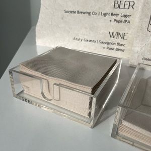 Cocktail napkin holders